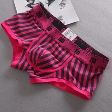 Seobean-men's striped cotton  boxer underwear 2025 new design
