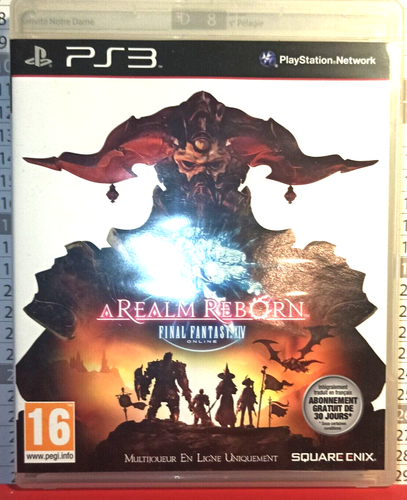 Jeu PS3 Final Fantasy XIV: A Realm Reborn - Version PAL Complète En Boîte - Bon état