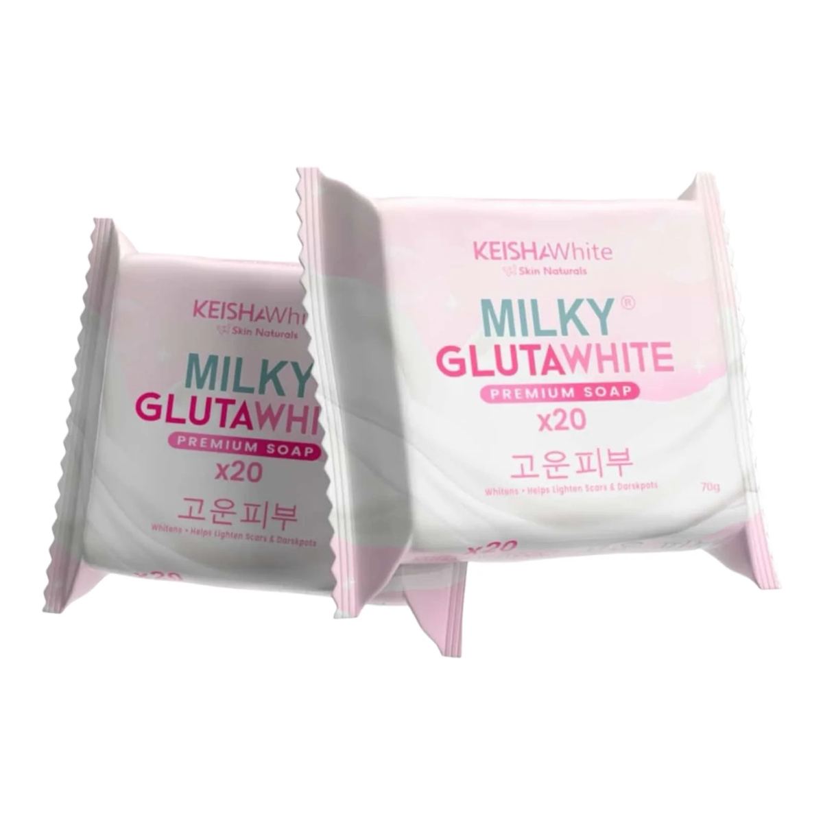milky glutathione soap Keisha White - Milky GlutaWhite Premium Soap X20 - 75g - 3 PCS + FREE GIFT