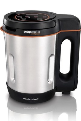 Morphy Richards Kompakter Suppenbereiter, 1L, Mischung, glatte und klobige Suppe, Smoothies