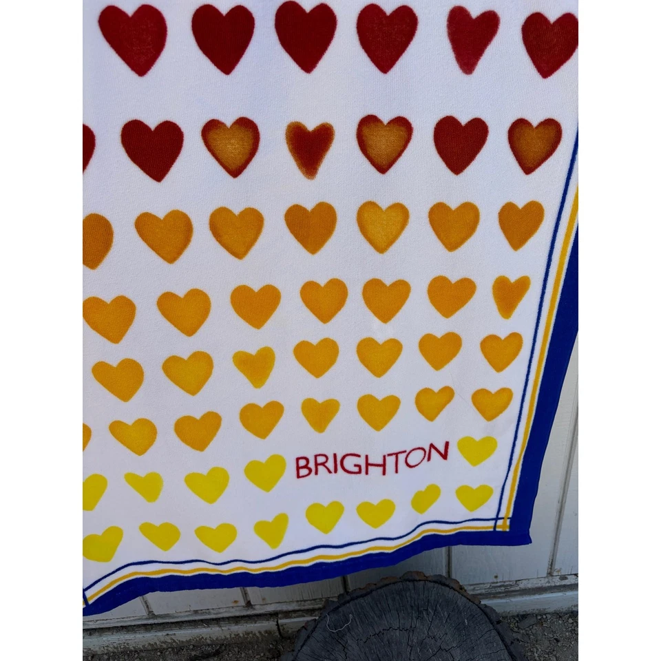 Toalha de praia Brighton, corações arco-íris, toalha de bilhar macia - Imagem 2 de 4