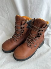 Timberland Titan PRO Alloy-Toe Waterproof Work Boot Medium Brown VGC