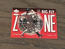 2002 Upper Deck Big Fly Zone Mark McGwire #Z1 Cardinals