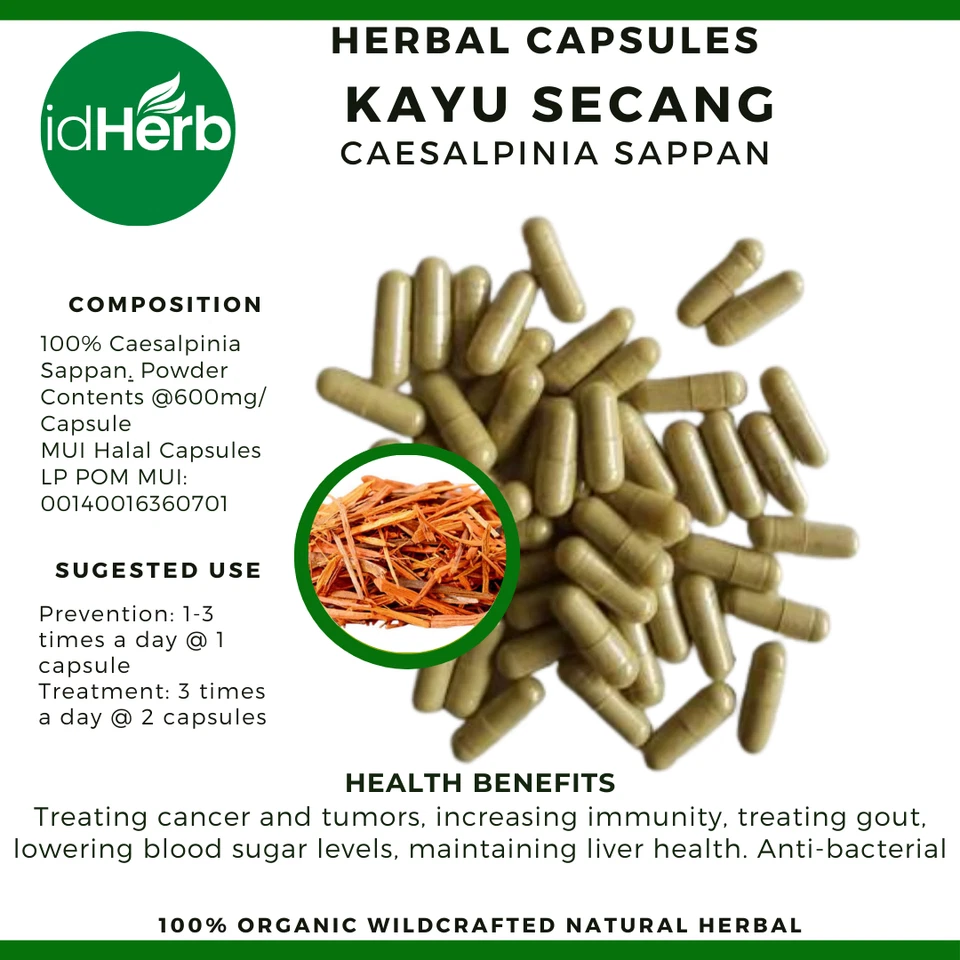 POLVO Madera de Sappan Cesalpinia Sappan Orgánico Foto 2 de 3