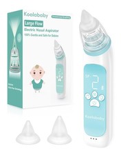Koalababy Electric Nasal Aspirator, Safe Baby Nose Sucker, Large Flow, Gentle
