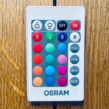 OSRAM Dimmable / Colour Changing Bulb Remote Controller ( no bulb ) - White