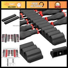 Modular Screwdriver Organizer for 26 Tools - Magnetic Base, Black, USA Made