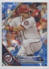 2016 Topps Box Set Chrome Sapphire Edition /250 Ryan Zimmerman #45 6m1