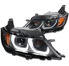For 2014-2019 Chevrolet Impala LED Tube Black Projector Headlights Headlamp Lamp