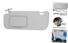 Car Sun Visor Makeup Mirror Replacement for Driver Side 36.50X16.50X4.50CM Grey
