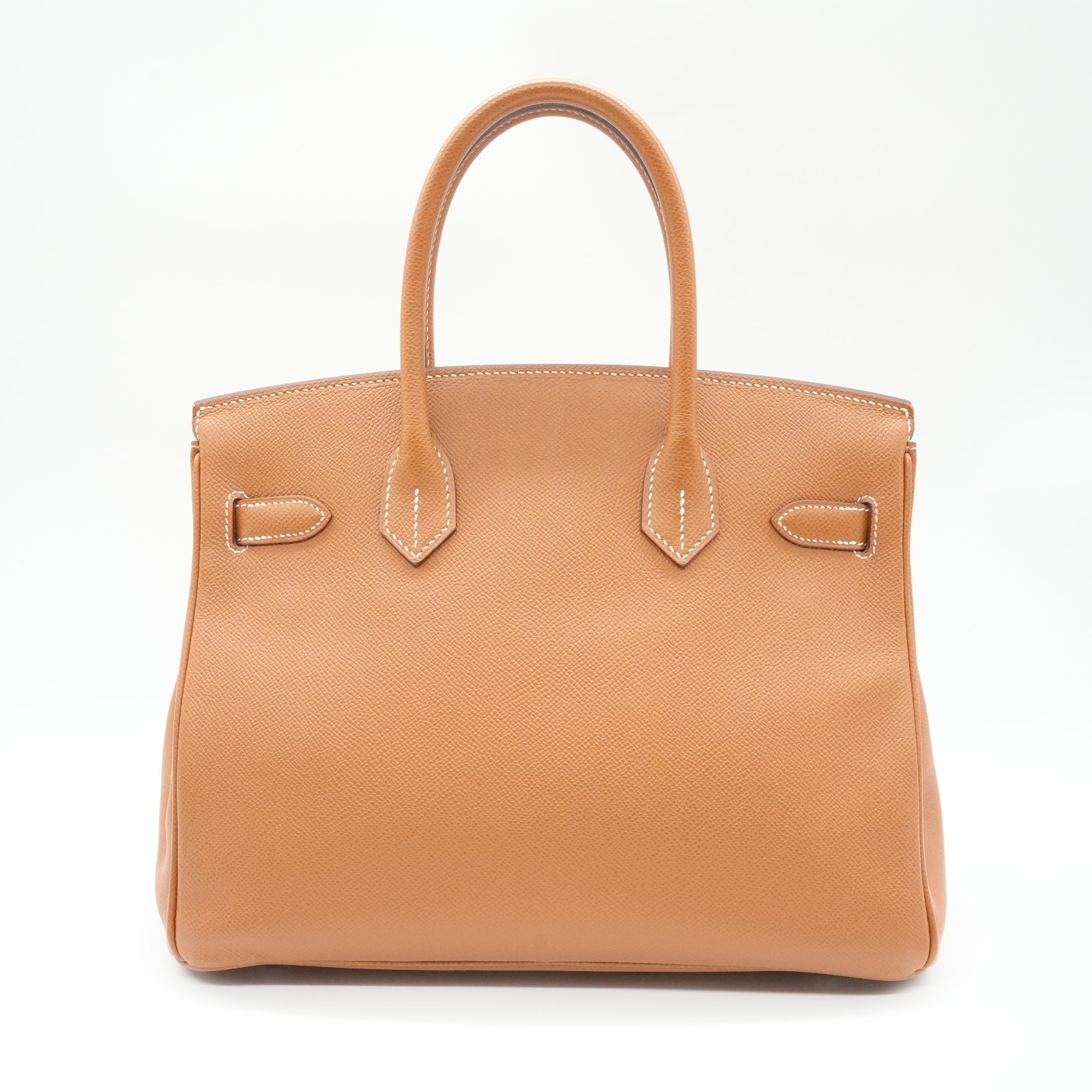 Authentic Hermes Birkin 30 Gold Epsom Leather Palladium HW Stamp U (2022) image 4