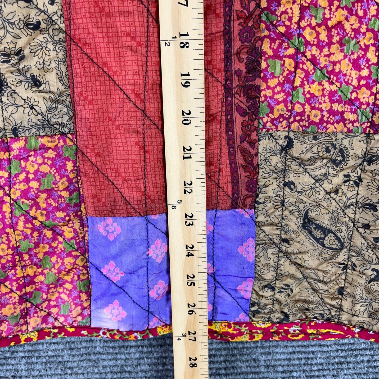 Unbranded Reversible Patchwork Quilted Jacket Wom… - image 9