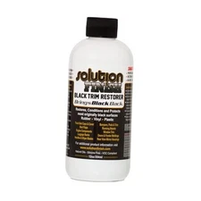  - Plastic & Vinyl Trim Restorer - Use for Car and 12 Ounce (Pack of 1) Black