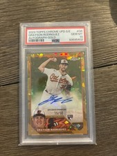2023 Topps Chrome Update Series - Autographs Grayson Rodriguez #USA-GR Gold /50