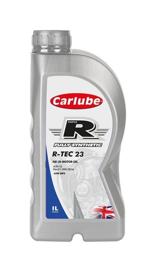 Carlube Engine Oil 6L Triple R 5W30 C2 Low Saps Fully Synthetic 6x 1L RTEC 23