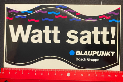 Sticker/Decal: Blaupunkt Bosch Group-Watt full! (14061635)