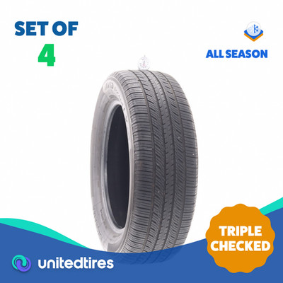 Set of (4) Used 225/60R18 Yokohama Avid Ascend LX 100H - 7-7.5/32