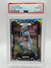 GEM MT 2023 Panini Prizm Jahmyr Gibbs #331 PSA 10 Silver Rookie Detroit Lions RC
