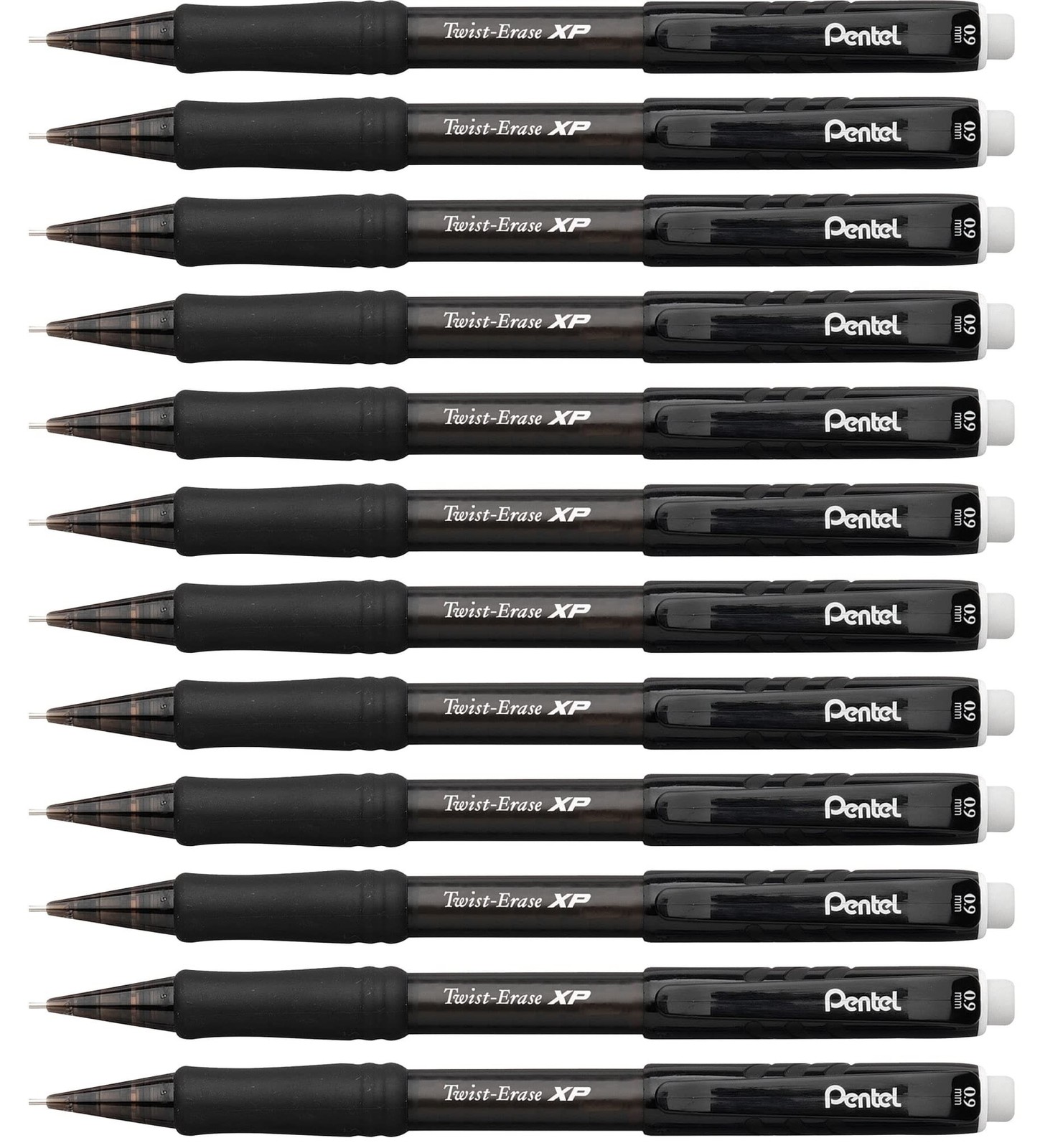 Twist Erase Mechanical Pencil Pentel 0.9mm Refillable Drafting Office 12 Pack