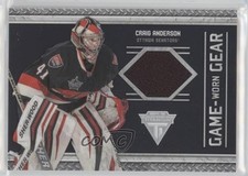 2011-12 Panini Titanium Game-Worn Gear Craig Anderson #94 2d8