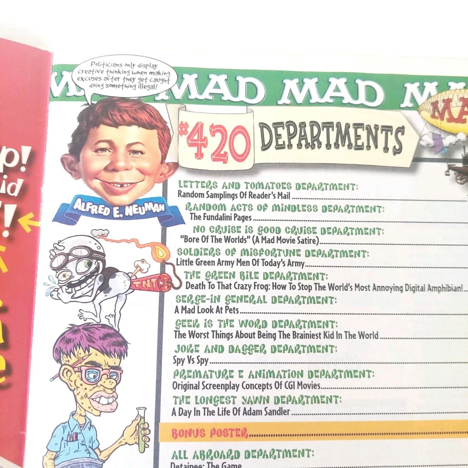 MAD MAGAZINE Australian Edition No.420 2005 Crazy Frog cover War of the Worlds - Image 4 of 4