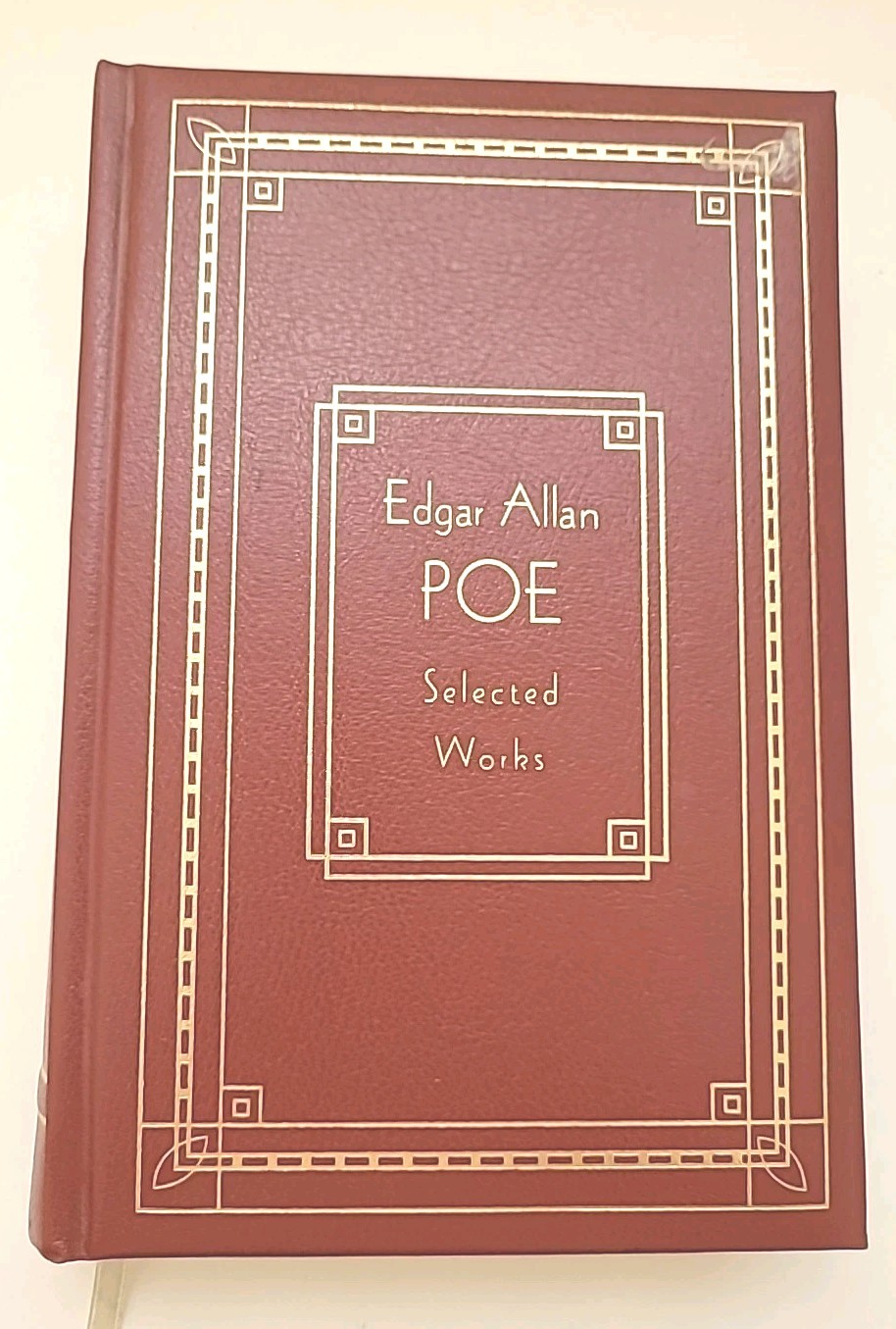 Edgar Allan Poe Selected Works 1985 Gramercy Leather Bound Literary Classics Collection