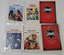 Atari Video Game Manuals Instruction Assorted. Lot Of 6