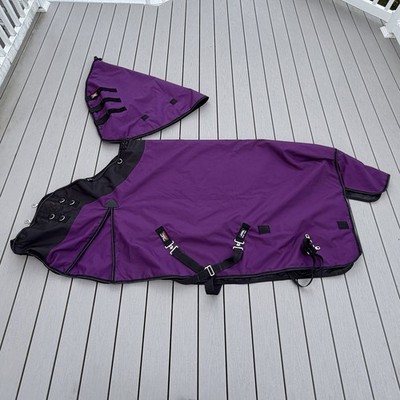 80'' Schneider's Storm Shield Classic Turnout Blanket & Matching Hood