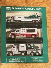 2024 Hess Mini Collection Toy Truck and Jet, Ambulance, Toy Truck and Tractor
