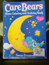 CARE BEARS GIANT COLORING AND ACTIVITY BOOKS SET OF 6 NEW IN SEALED PACKAGE