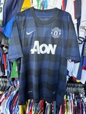 MANCHESTER UNITED ENGLAND 2013/2014 AWAY FOOTBALL SHIRT JERSEY NIKE