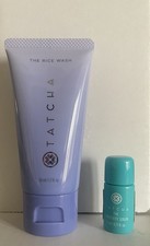 Tatcha Rice Wash Travel and The Longevity Serum Travel Size NEW
