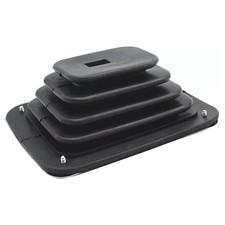 1 Pc Small Rubber Shifter Boot Kit Universal With Chrome Plate 5-58 X 6-34 1 Pc Small Rubber Shifter Boot Kit Universal With Chrome Plate 5-58 X 6-34