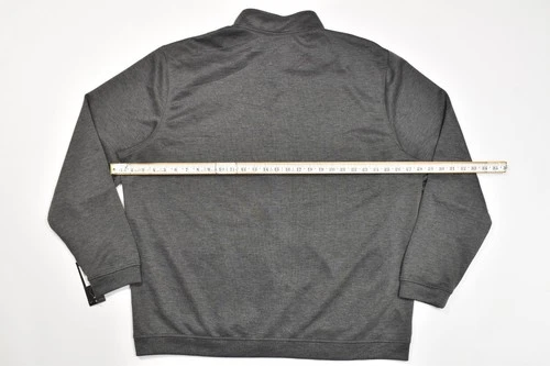 adidas Mens Elevated Full Zip Jacket Size 2XL Charcoal Heather Gray Black NWT image 4