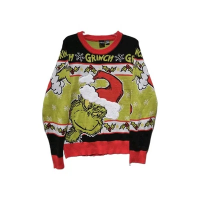 THE GRINCH Stole Christmas Graphic Pullover Sweater size Mens XL - Image 1 of 4