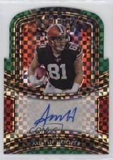 2020 Panini Select Signatures Green Prizm Die-Cut 5/5 Austin Hooper Auto 1i3m