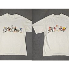 Vintage 1991 Looney Tunes Bugs Bunny Graphic Tee Unisex Cotton T-Shirt