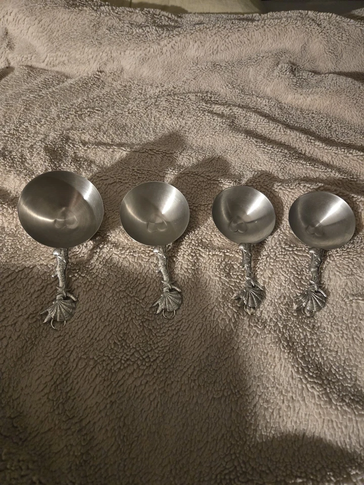 Ganz Fall Leaves Harvest Silver Tone 4 Piece Measuring Spoon Set Enamel - Image 2 of 4