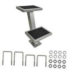 Universal 2 Double Steps Boat Trailer Ladder Boarding Step Fit for Trailer