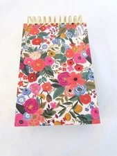 Rifle Paper Co Hard Cover Notebook Large Spiral Top Flip Top Thick NEW
