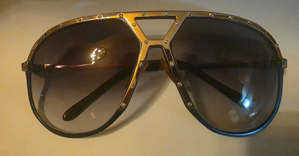SELTENE VINTAGE ALPINA M1 Sonnenbrille - blaues Gestell - Made in WEST GERMANY - Bild 1 von 4