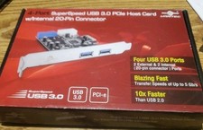 Vantec 4-Port SuperSpeed USB 3.0 PCIe Host Card w/ Internal 20-Pin Connector