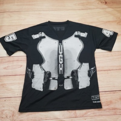 UGH After UGH Tour Jersey Mens XL Black 2024 Get Busy or Die Concert Mesh Shirt