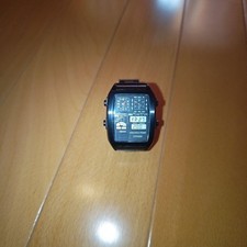 Citizen Ana Digi Temp Black Watch Quartz Digital Analog 17cm Stainless Steel