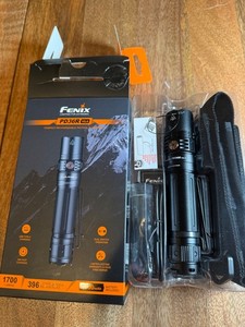 Fenix PD36R V2.0 1700 Lumen Rechargeable Tactical Flashlight New Condition NR!