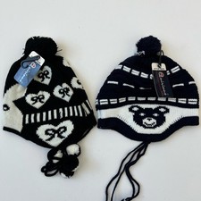 Kids Pom-Pom Beanie Set