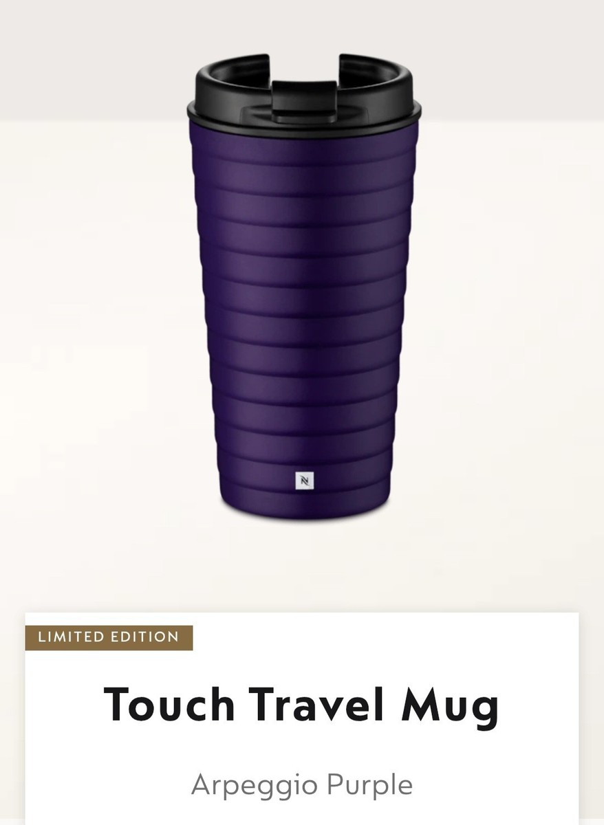 LIMITED EDITION Nespresso Arpeggio Purple Travel Mug | eBay