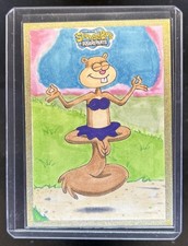 2025 Topps Chrome SpongeBob Squarepants David Acevedo Sketch Cards Auto #1/1