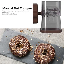 Manual Nut Chopper Effortless Easy to Clean Hand Crank Nut Grinder for Almonds