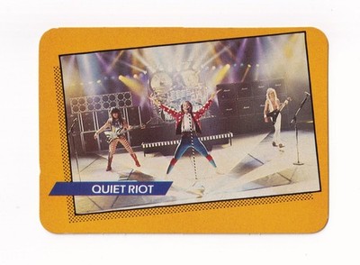 1985 AGI Rock Star #21 Quiet Riot